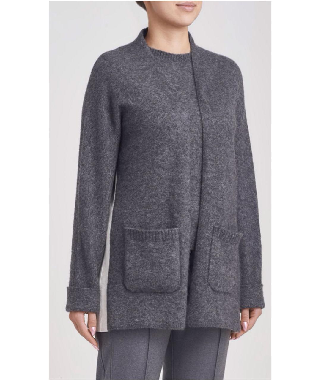 BOGNER Серый кашемировый кардиган, фото 2