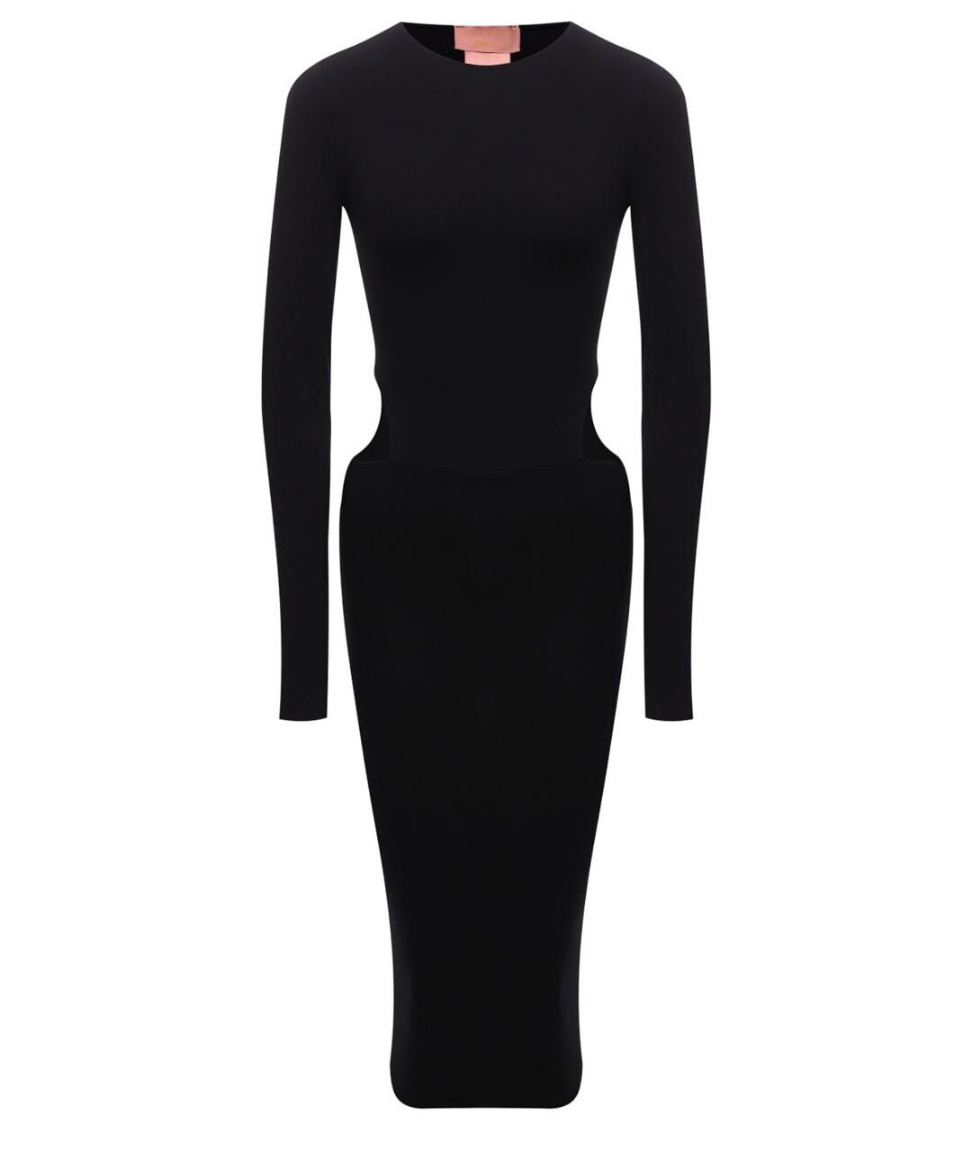 Amina Muaddi Черное полиамидовое повседневное платье, фото 1