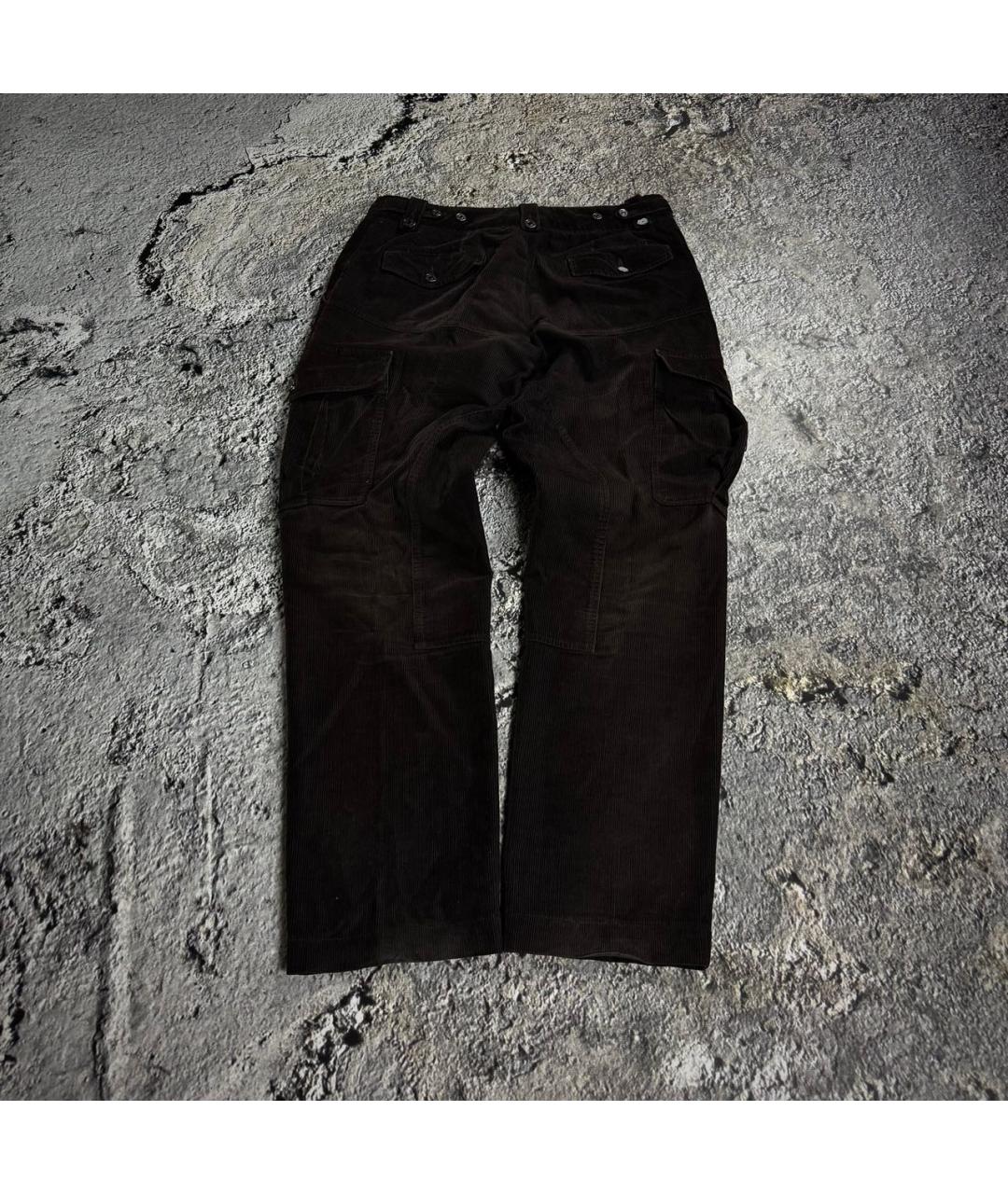 DOLCE&GABBANA Коричневые хлопковые прямые джинсы, фото 2