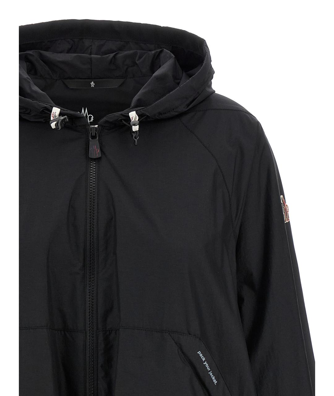 MONCLER GRENOBLE Черная полиамидовая куртка, фото 3