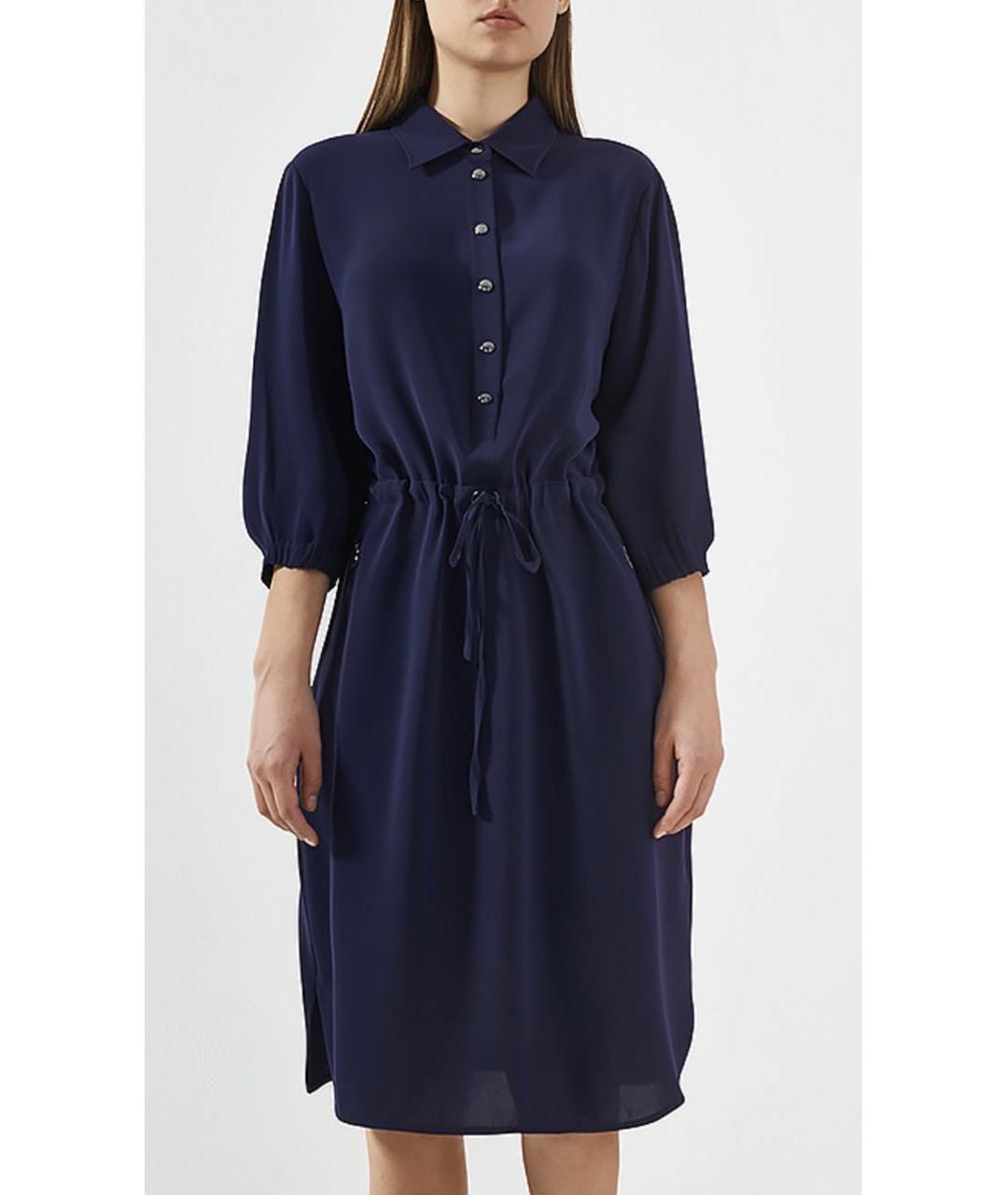 BOGNER Темно-синее повседневное платье, фото 2