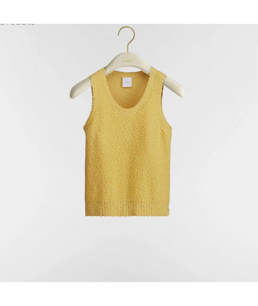 CHRISTIAN DIOR Желтый кардиган, фото 2