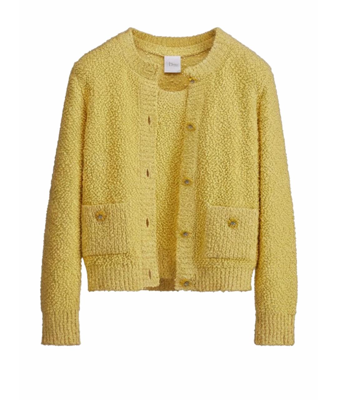 CHRISTIAN DIOR Желтый кардиган, фото 1