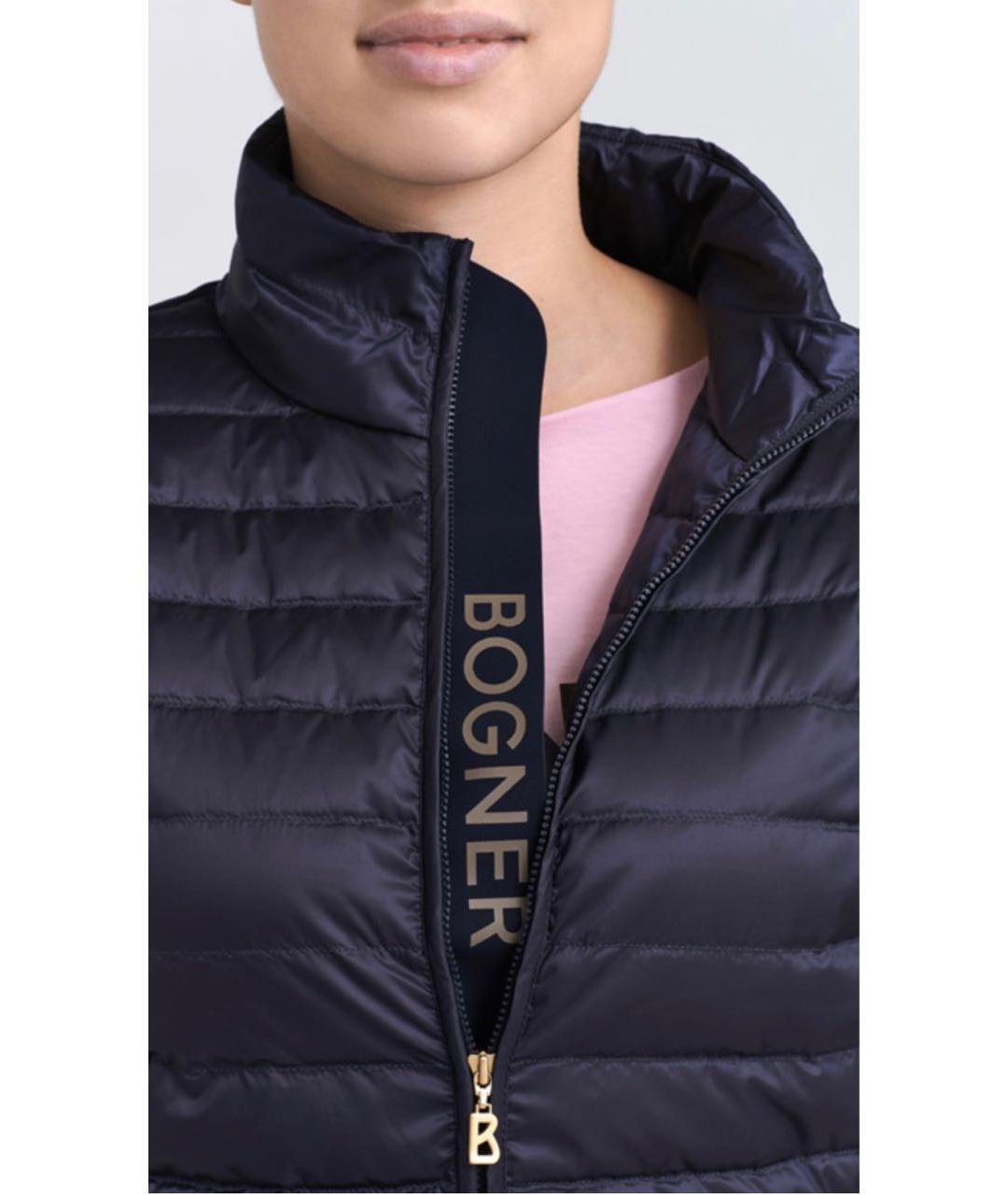 BOGNER Темно-синий полиэстеровый жилет, фото 3