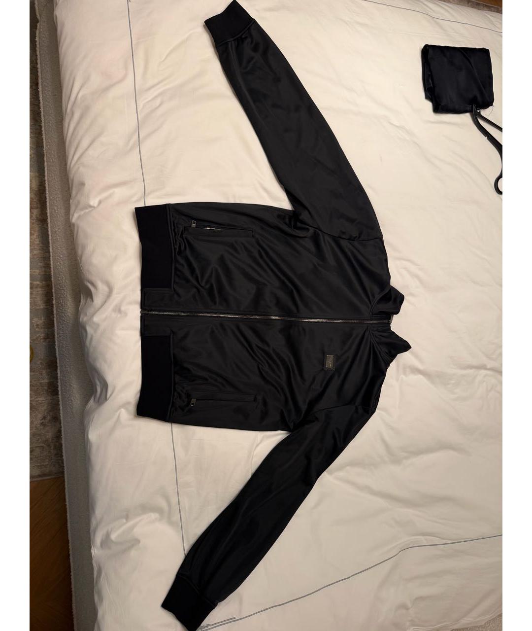 DOLCE&GABBANA Черный синтетический спортивный костюм, фото 6