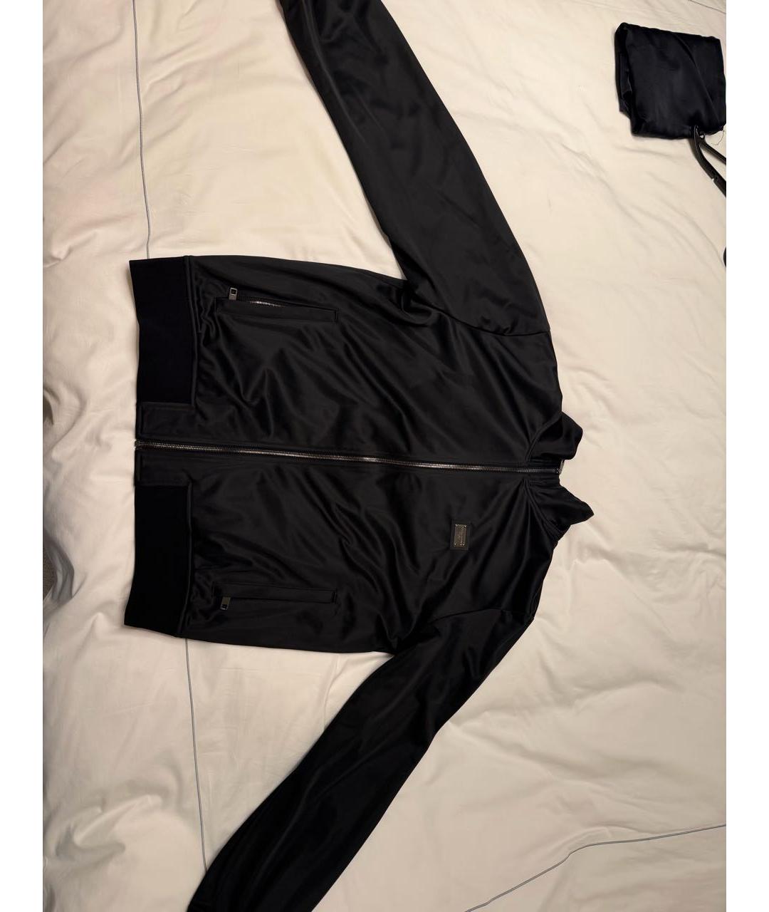 DOLCE&GABBANA Черный синтетический спортивный костюм, фото 5