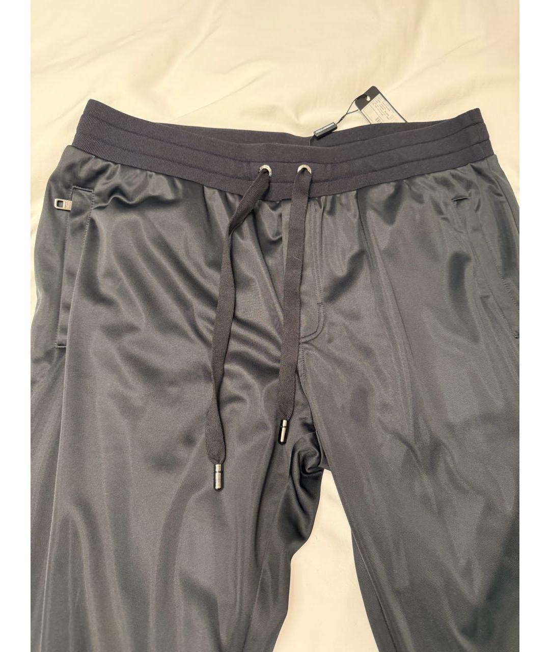 DOLCE&GABBANA Черный синтетический спортивный костюм, фото 8