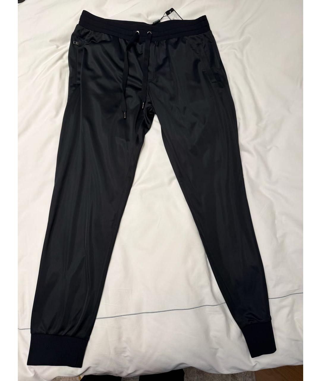 DOLCE&GABBANA Черный синтетический спортивный костюм, фото 7