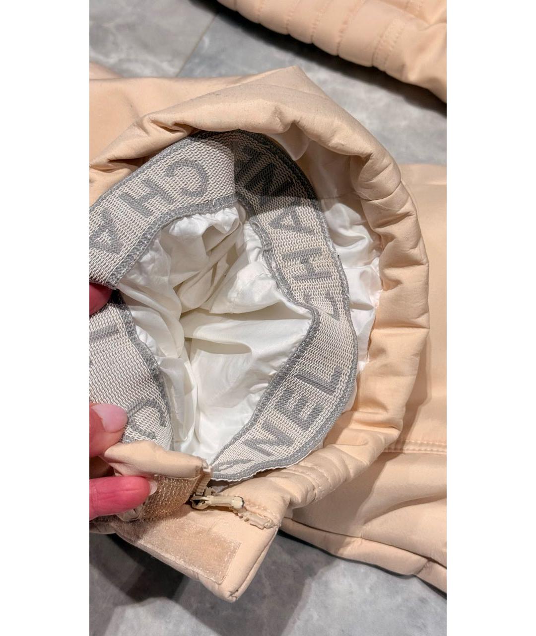 CHANEL Бежевый полиэстеровый комбинезон, фото 8