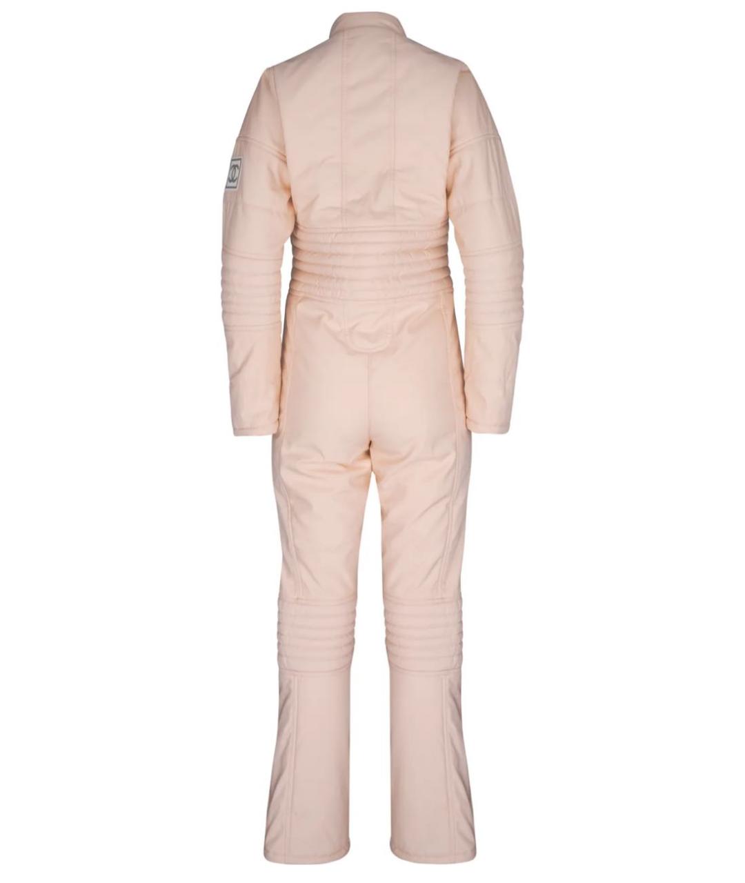 CHANEL Бежевый полиэстеровый комбинезон, фото 2
