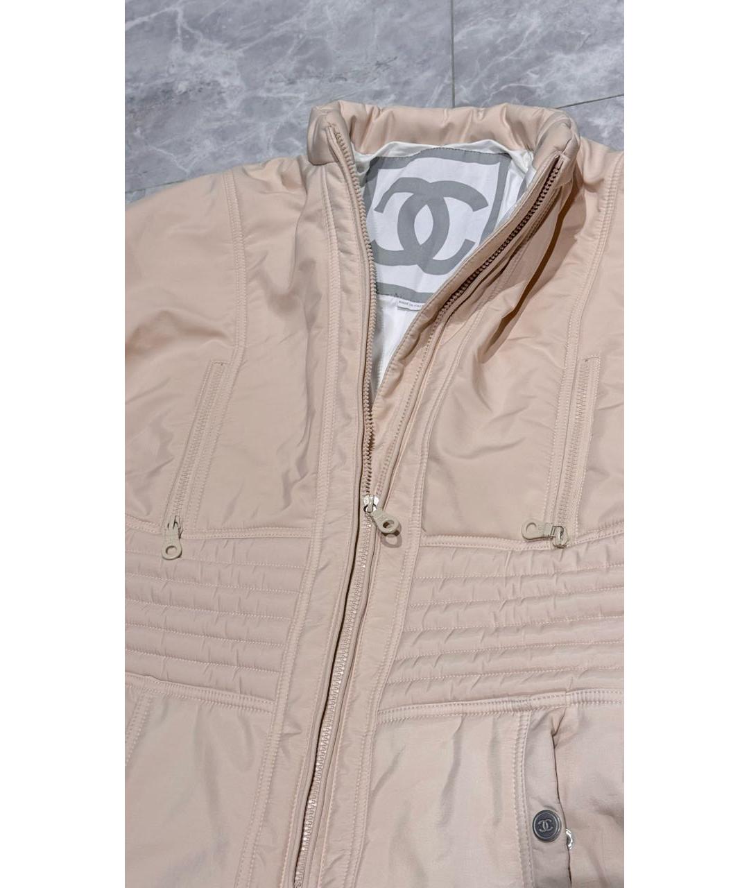 CHANEL Бежевый полиэстеровый комбинезон, фото 7