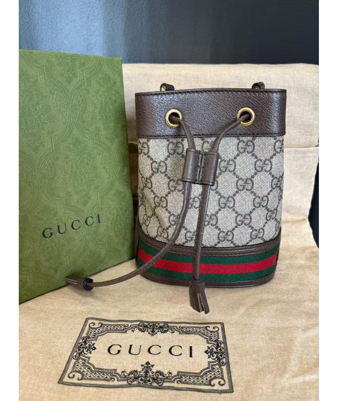 GUCCI Мульти кожаная сумка через плечо, фото 2