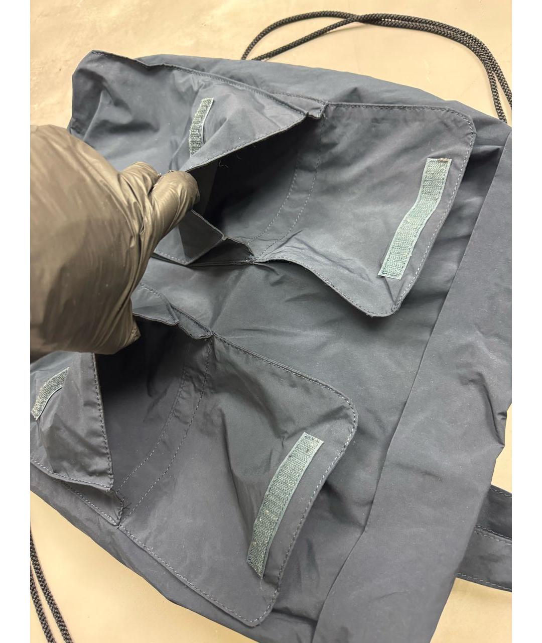 YOHJI YAMAMOTO Темно-синий рюкзак, фото 3