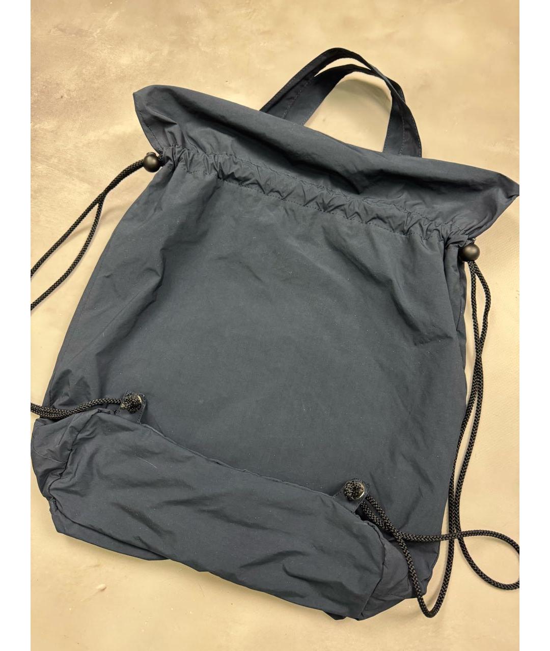 YOHJI YAMAMOTO Темно-синий рюкзак, фото 4