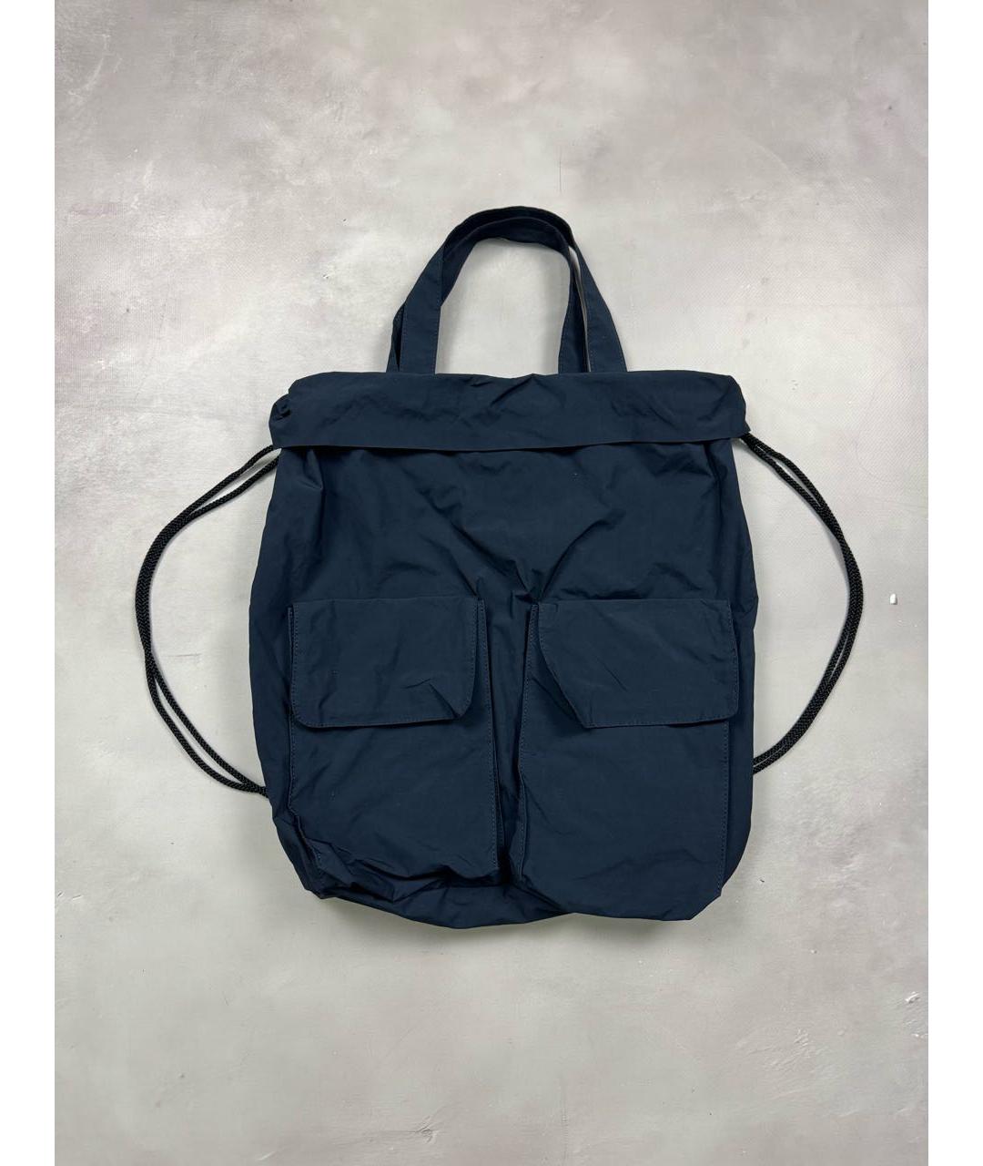 YOHJI YAMAMOTO Темно-синий рюкзак, фото 9