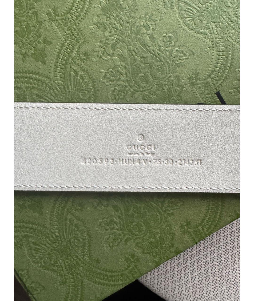 GUCCI Бежевый ремень, фото 3