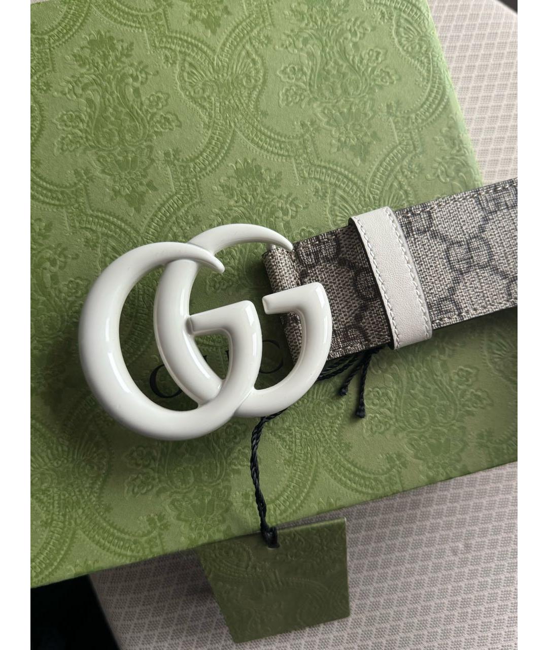 GUCCI Бежевый ремень, фото 2