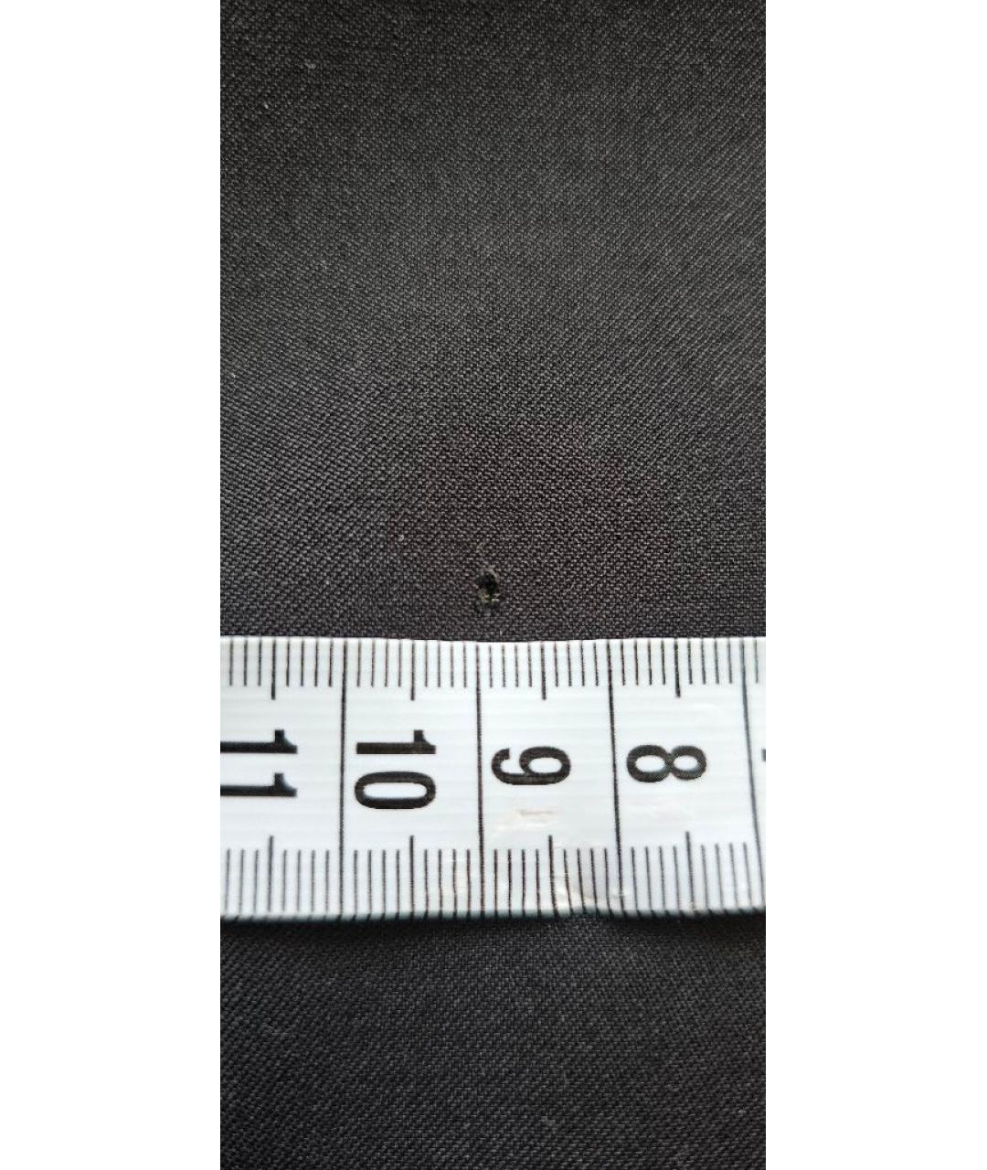 CERRUTI 1881 Черный шерстяной тренч / плащ, фото 9