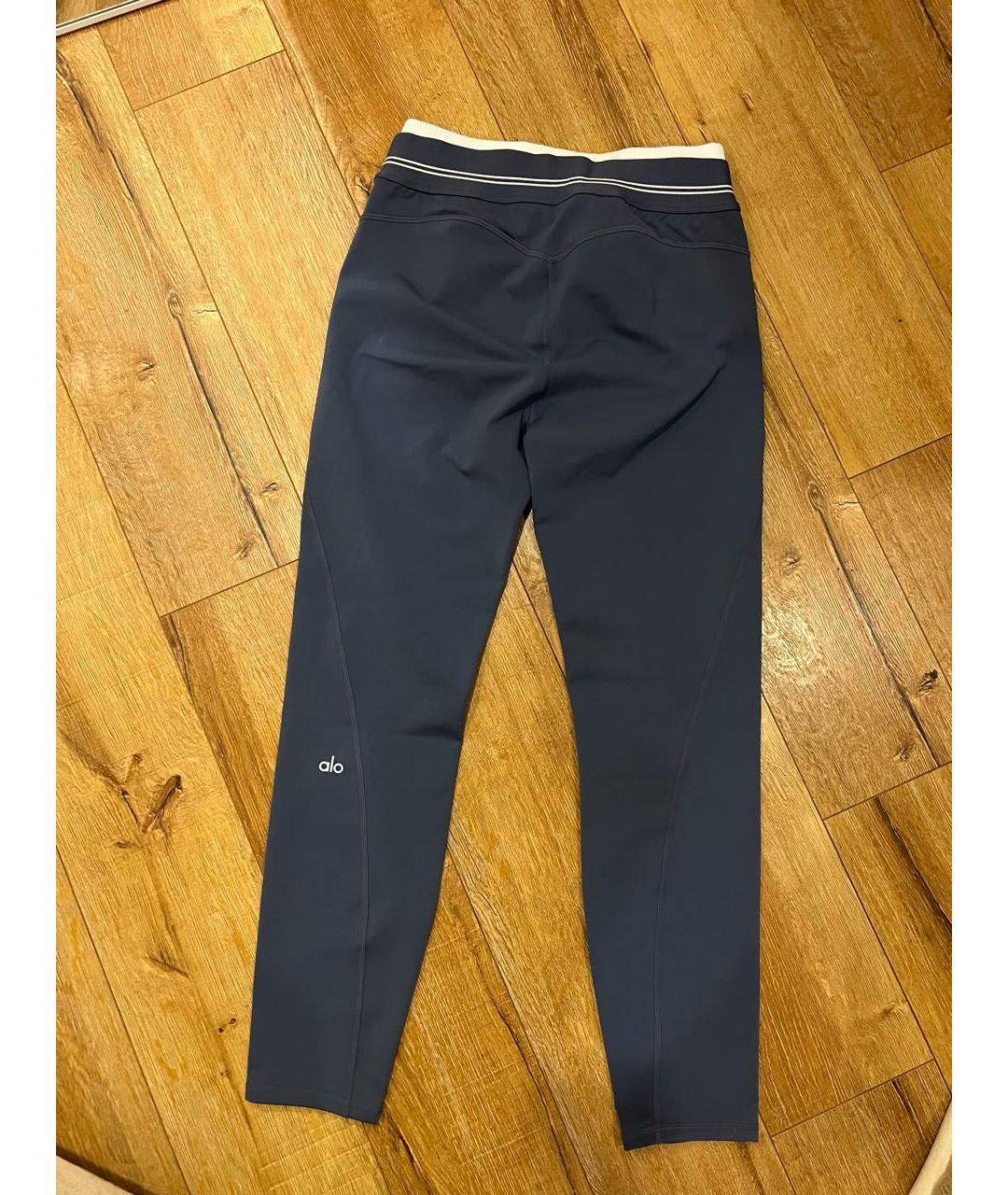 ALO YOGA Синий хлопко-эластановый спортивные костюмы, фото 4