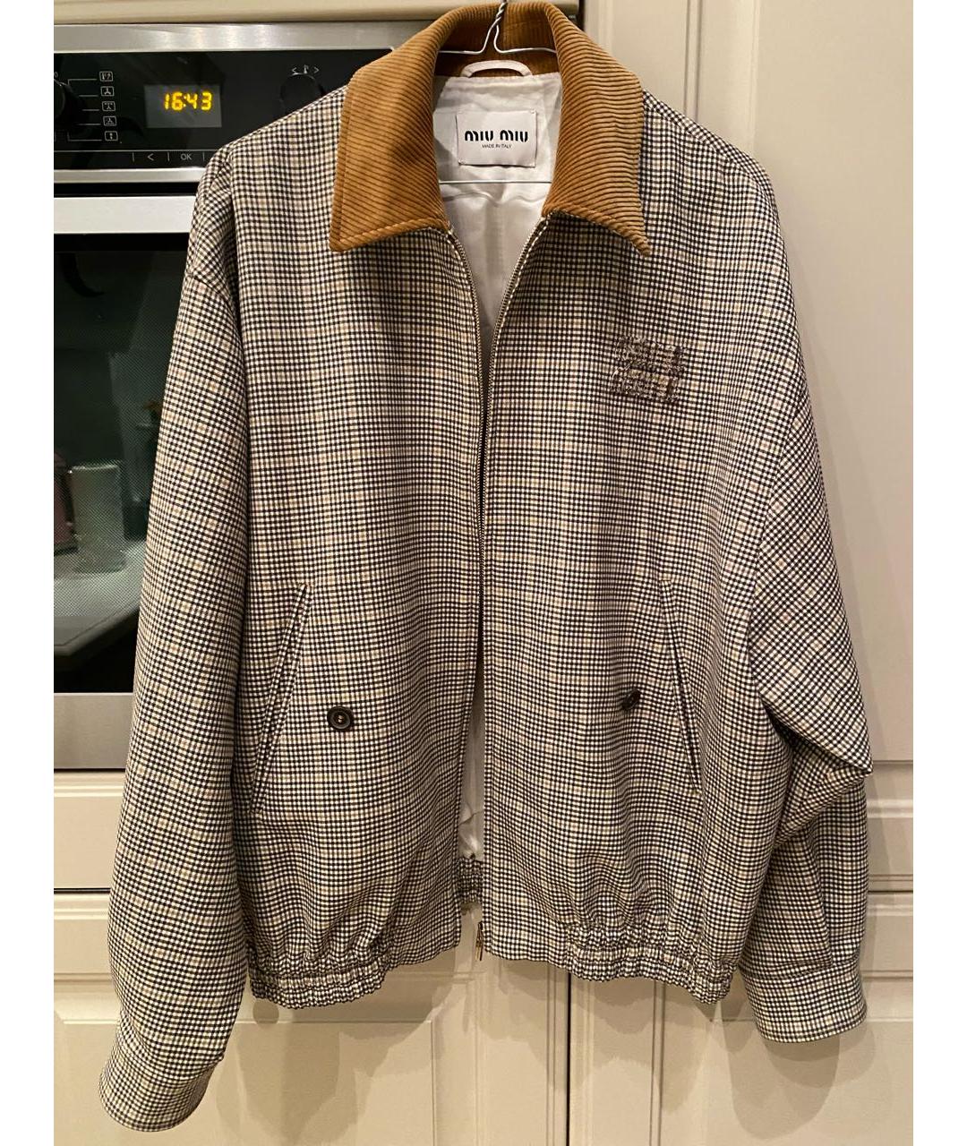 MIU MIU Коричневая куртка, фото 4