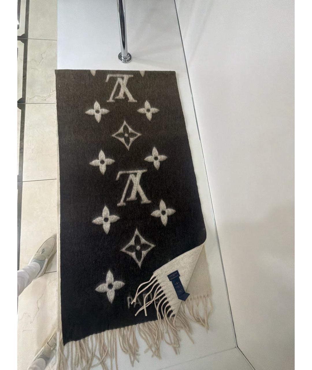 LOUIS VUITTON Мульти кашемировый шарф, фото 2