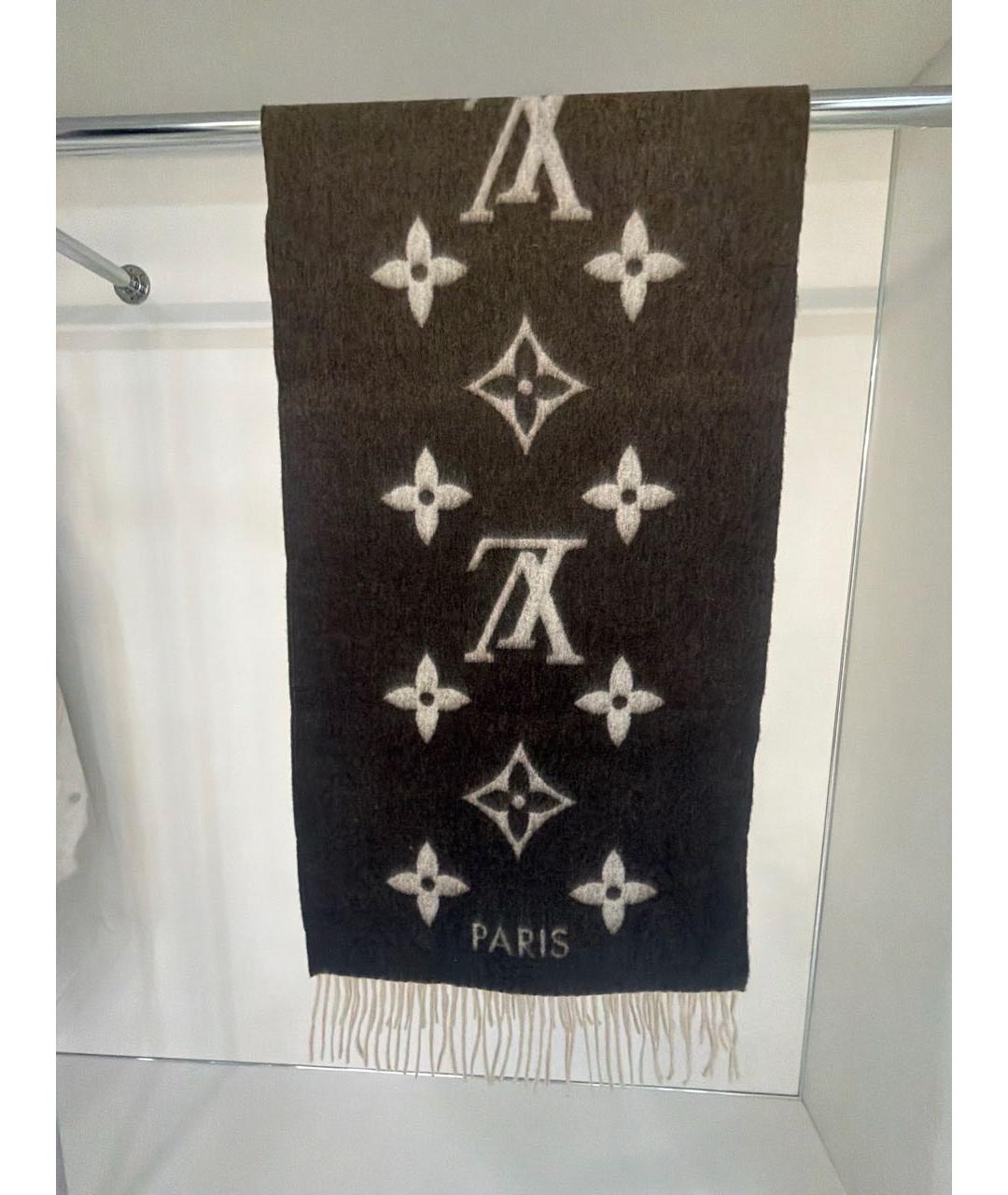 LOUIS VUITTON Мульти кашемировый шарф, фото 9