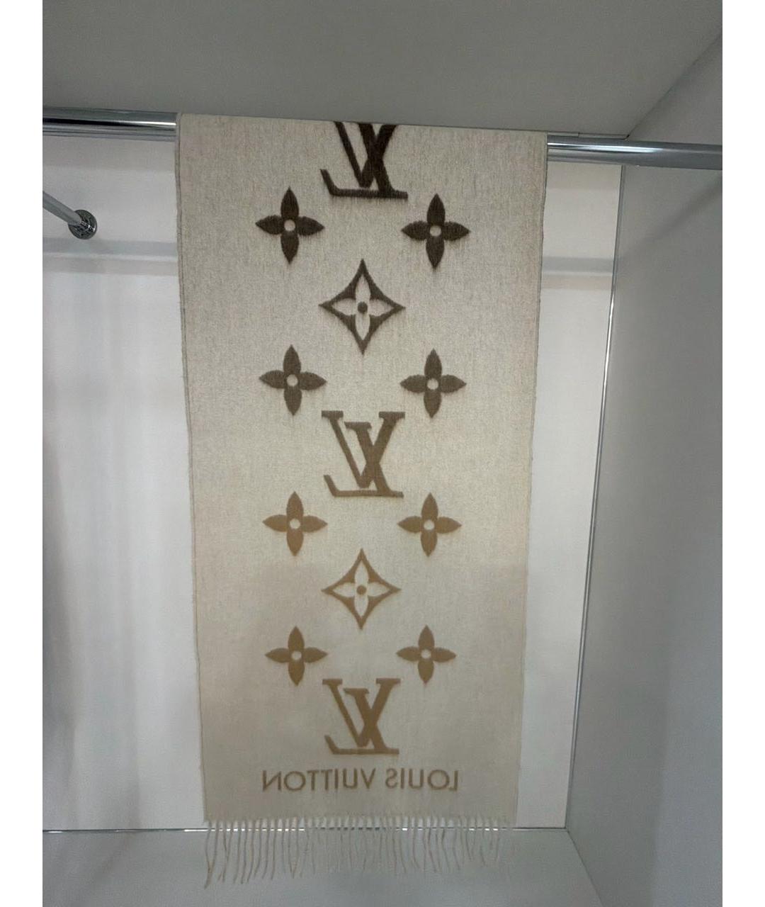 LOUIS VUITTON Мульти кашемировый шарф, фото 6