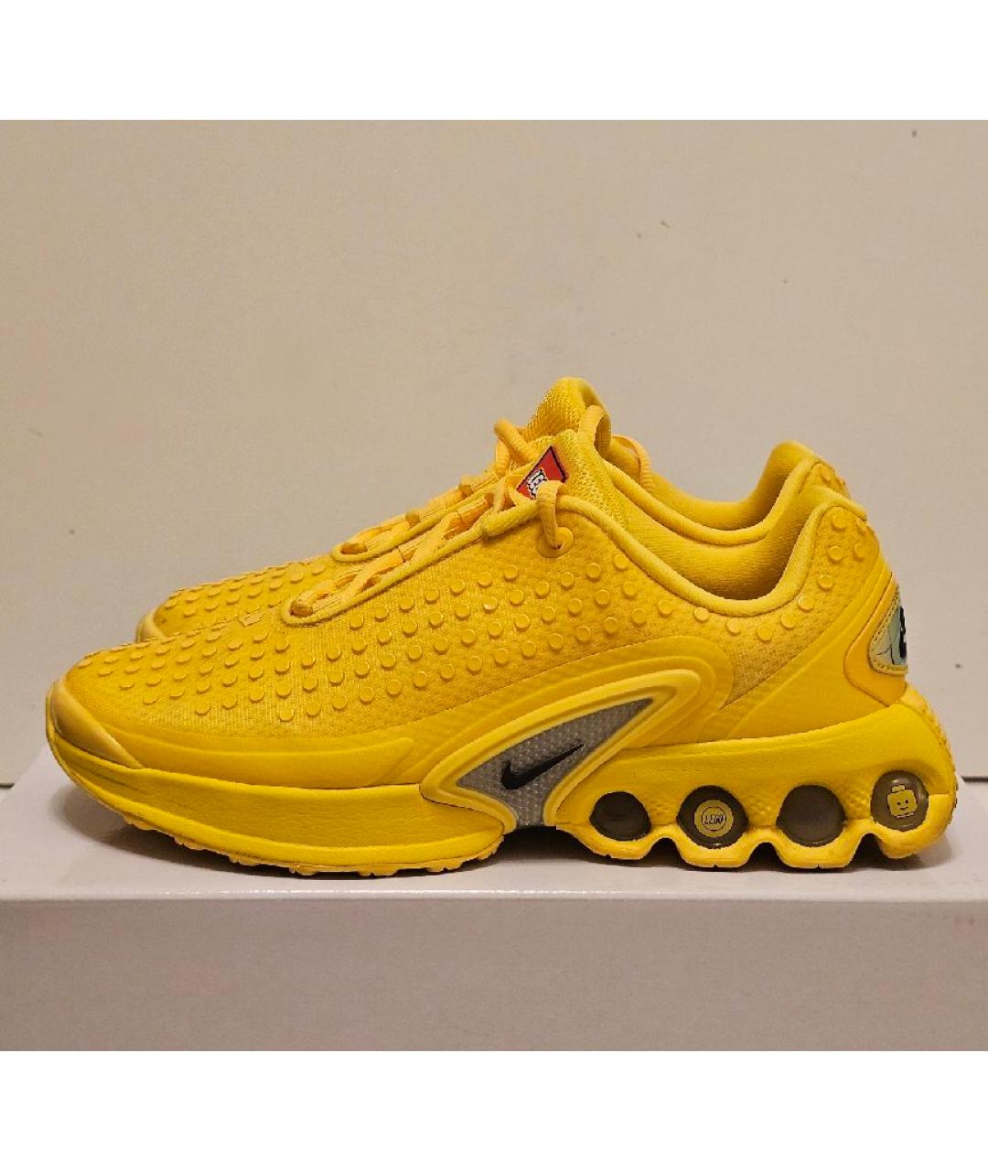 NIKE KIDS Желтые текстильные кеды, фото 9