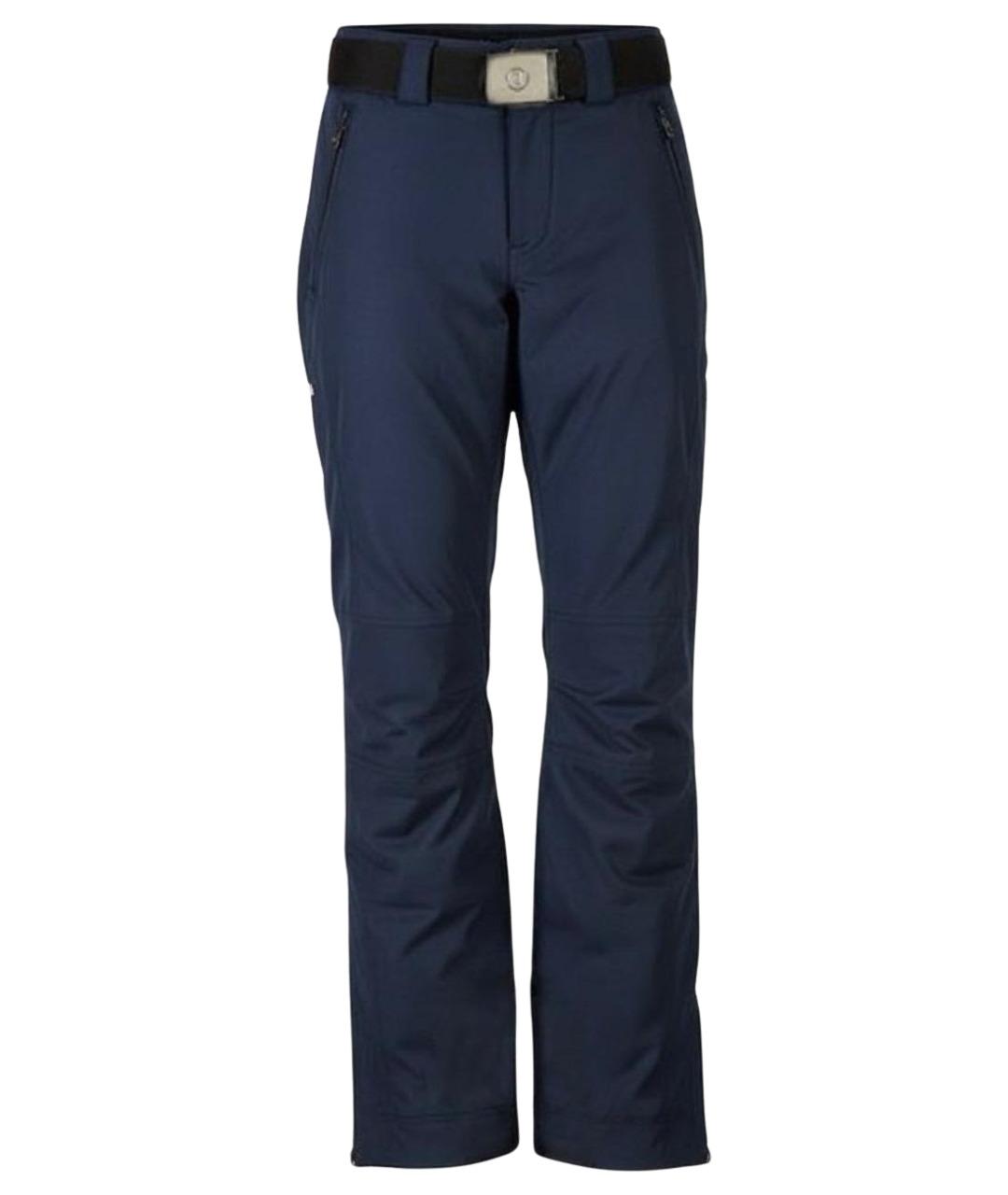 BOGNER Темно-синие полиамидовые повседневные брюки, фото 1