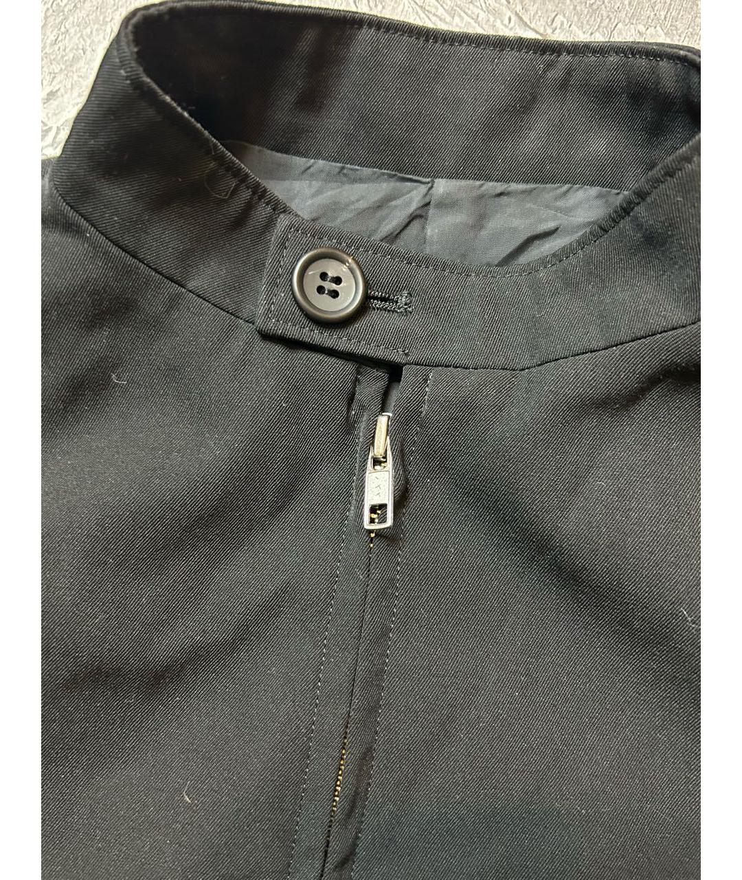 YOHJI YAMAMOTO Черный шерстяной жакет/пиджак, фото 3