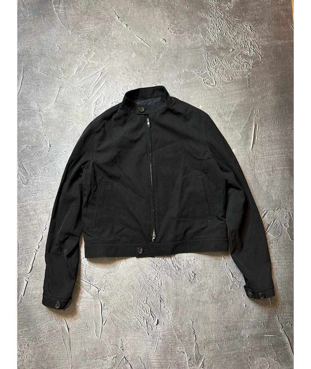 YOHJI YAMAMOTO Черный шерстяной жакет/пиджак, фото 8