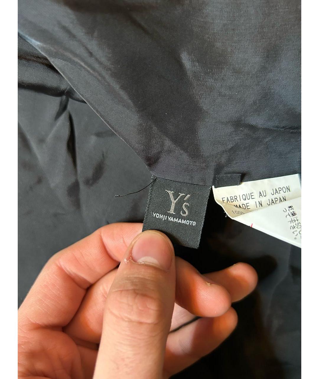 YOHJI YAMAMOTO Черный шерстяной жакет/пиджак, фото 4