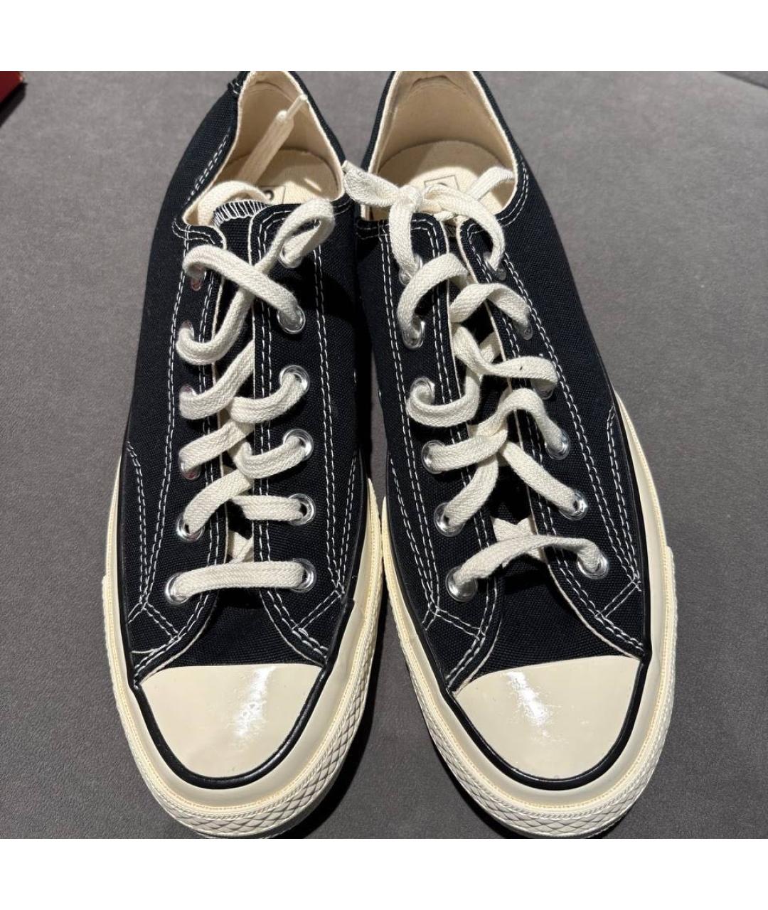 CONVERSE Черные текстильные кеды, фото 2