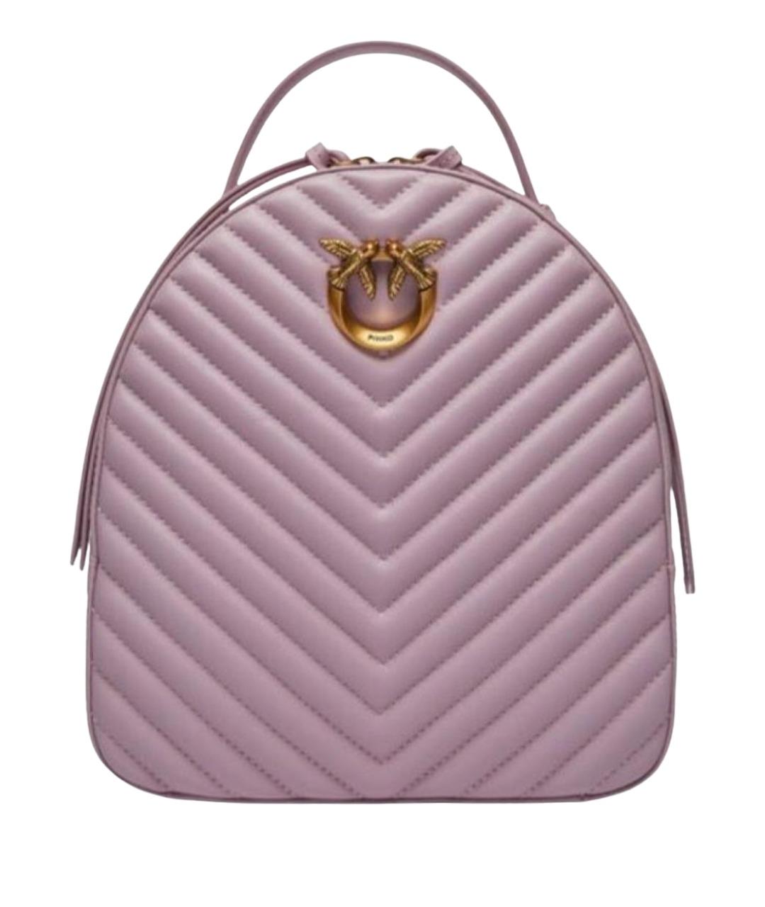 PINKO Розовый кожаный рюкзак, фото 1