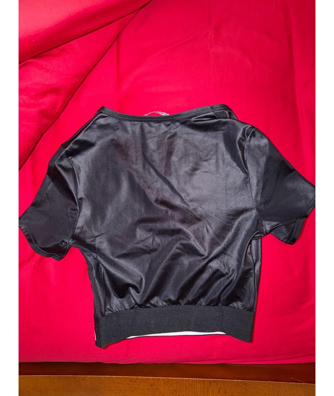 DOLCE&GABBANA Черная полиамидовая майка, фото 2