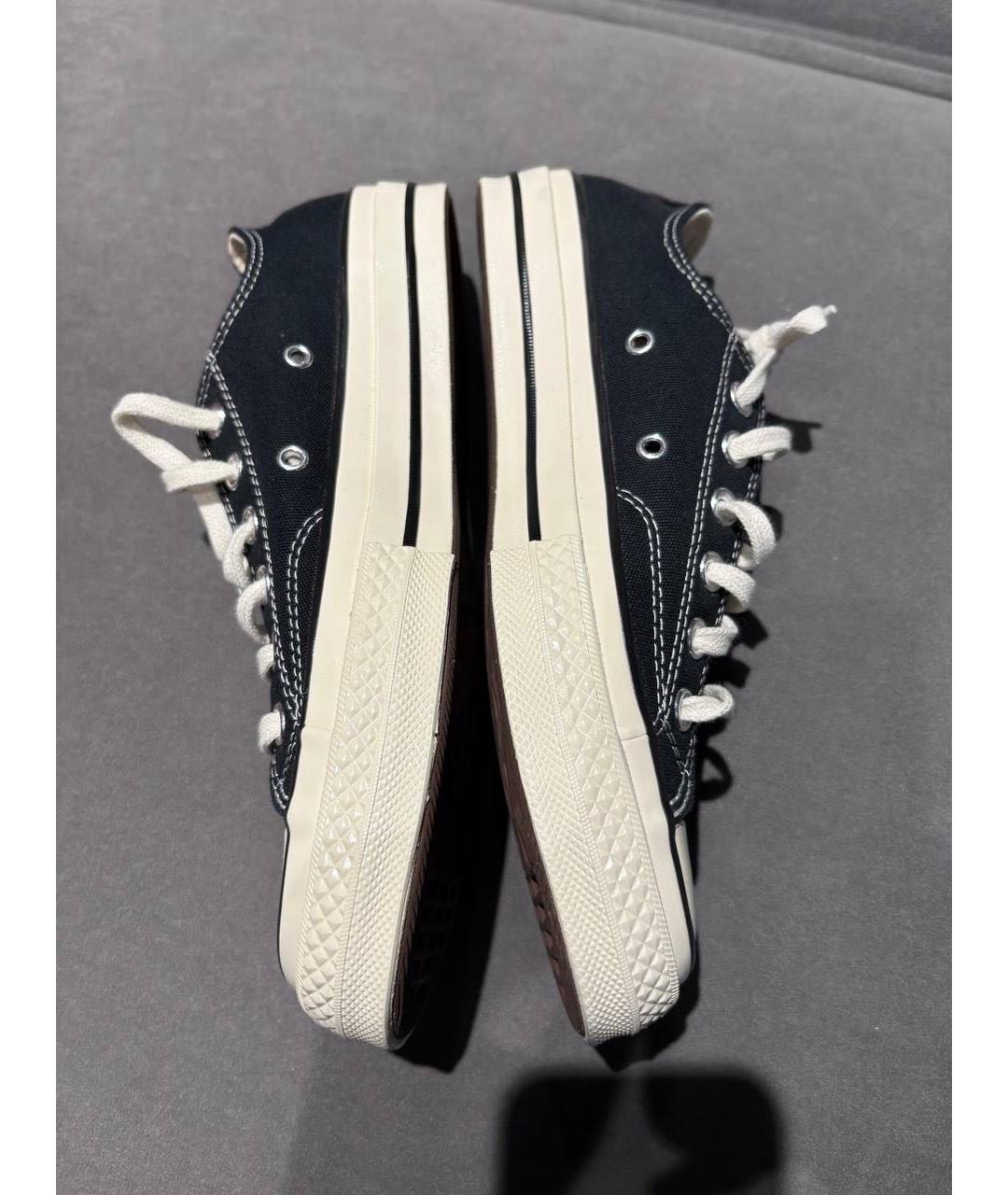 CONVERSE Черные текстильные кеды, фото 3