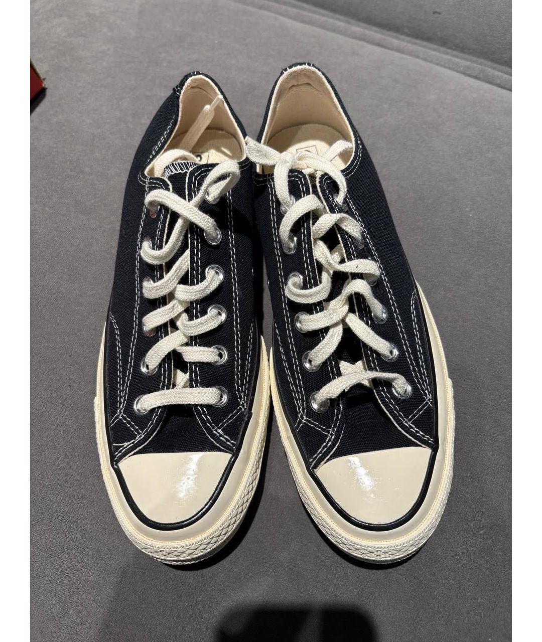 CONVERSE Черные текстильные кеды, фото 2