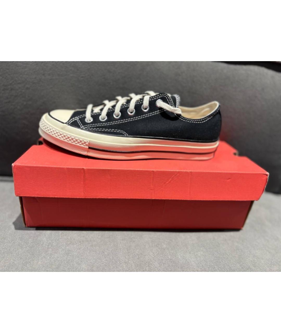 CONVERSE Черные текстильные кеды, фото 3