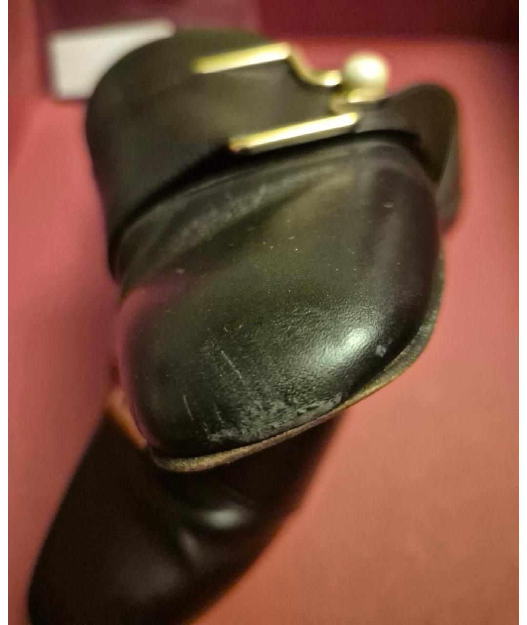 BALLY Черные кожаные лоферы, фото 4