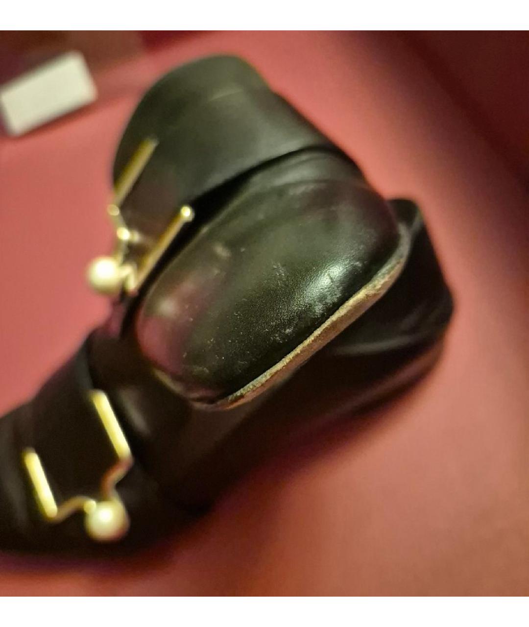 BALLY Черные кожаные лоферы, фото 5