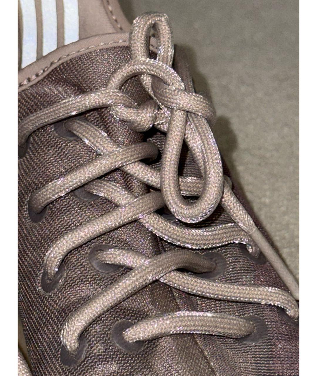 ADIDAS YEEZY Фиолетовые текстильные кроссовки, фото 6