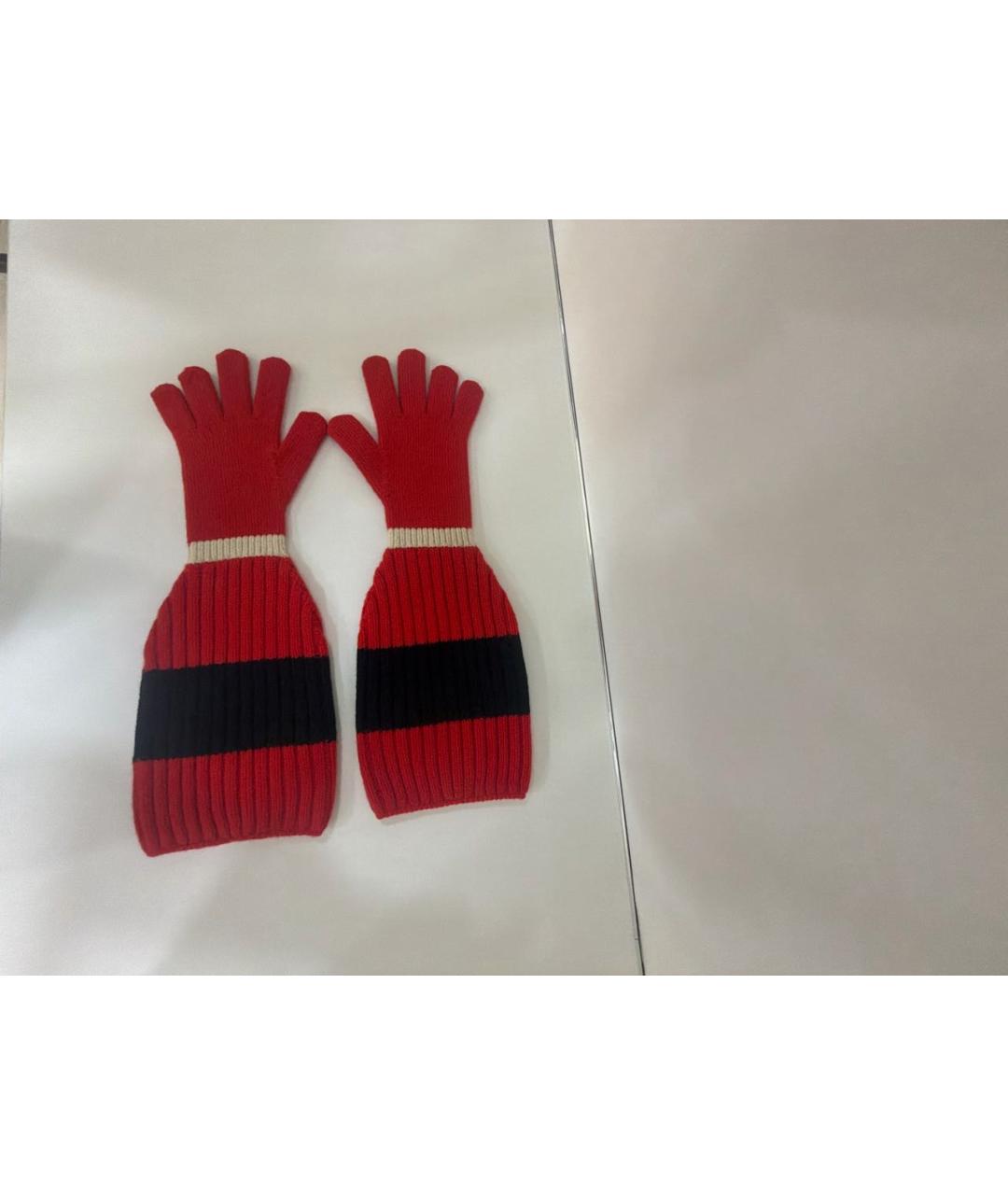 HERMES Красный шерстяной джемпер / свитер, фото 7