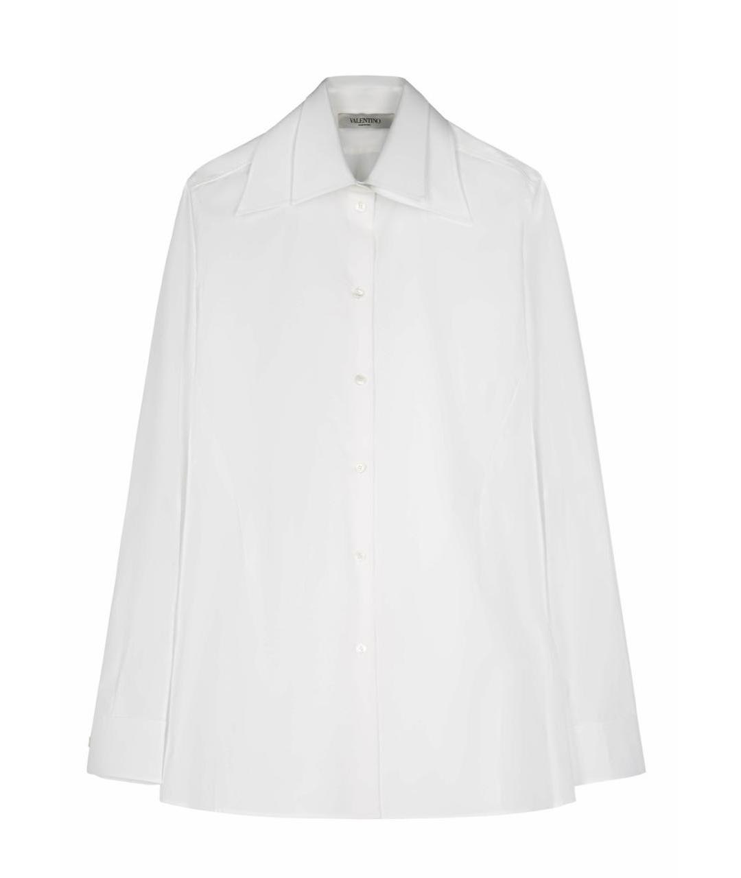VALENTINO Белая хлопковая рубашка, фото 1