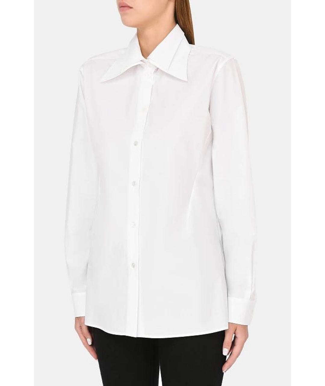 VALENTINO Белая хлопковая рубашка, фото 3