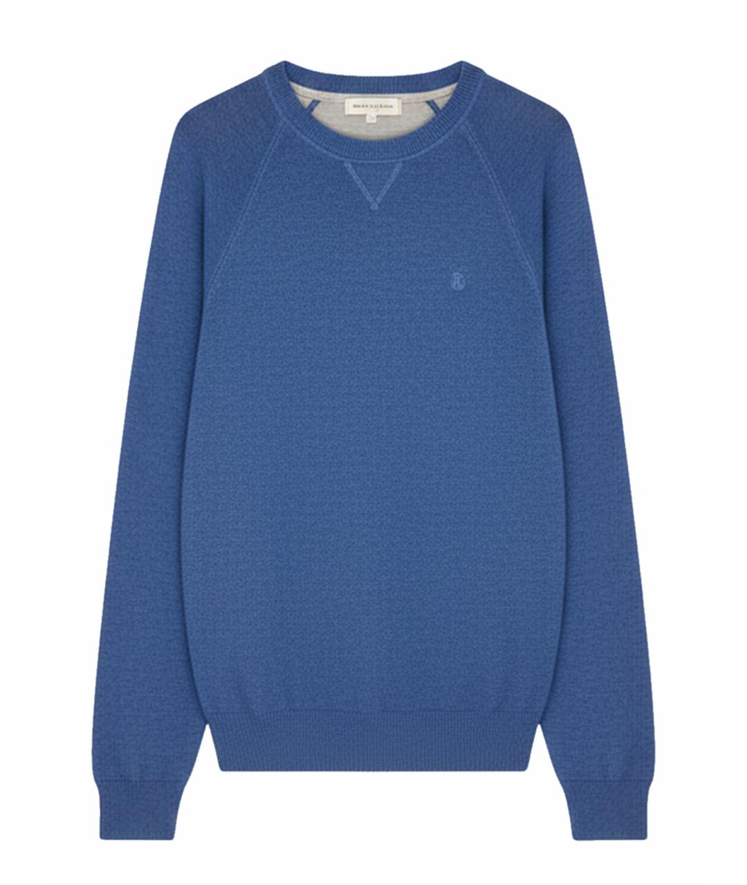 BRUNELLO CUCINELLI Голубой шерстяной джемпер / свитер, фото 1