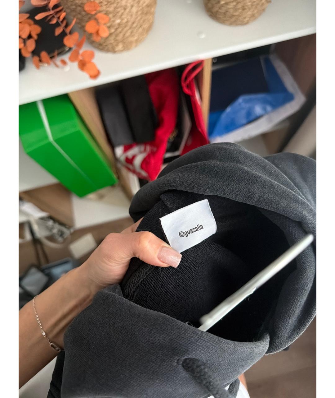 VETEMENTS Серый хлопковый джемпер / свитер, фото 4