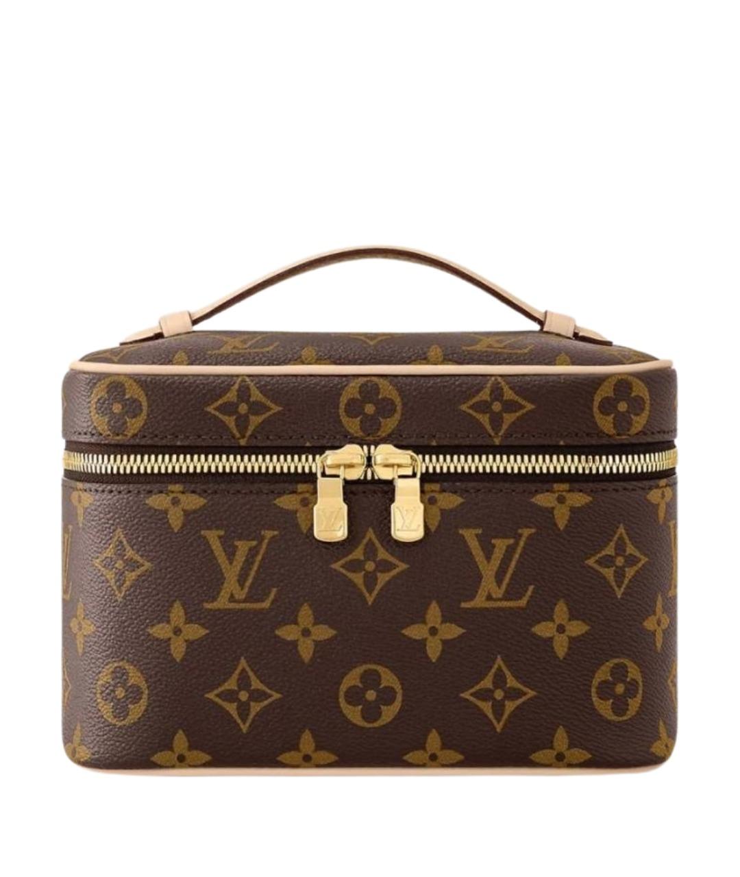 LOUIS VUITTON Коричневая косметичка, фото 1
