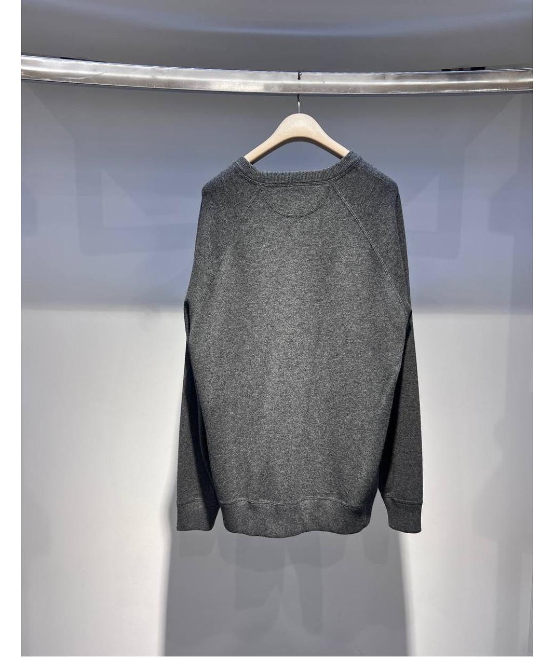 BRUNELLO CUCINELLI Серый шерстяной джемпер / свитер, фото 2