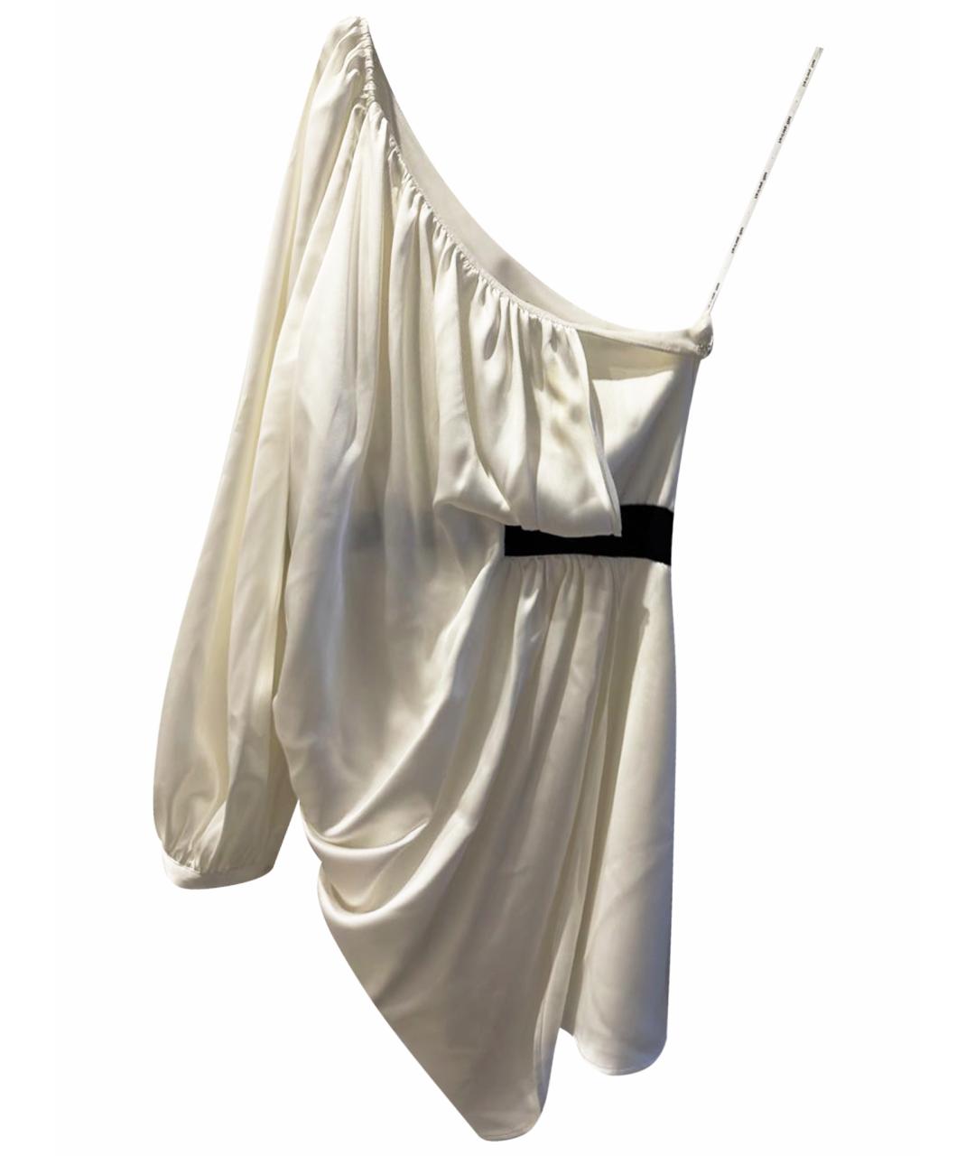 SELF-PORTRAIT Белое полиэстеровое коктейльное платье, фото 1