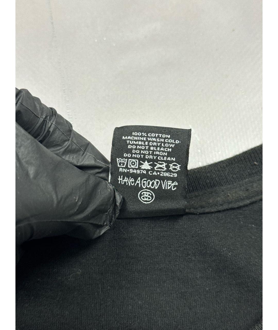 MASTERMIND JAPAN Черная хлопковая футболка, фото 7